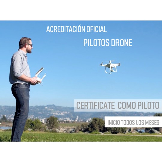 Certificación Piloto Drones MTC